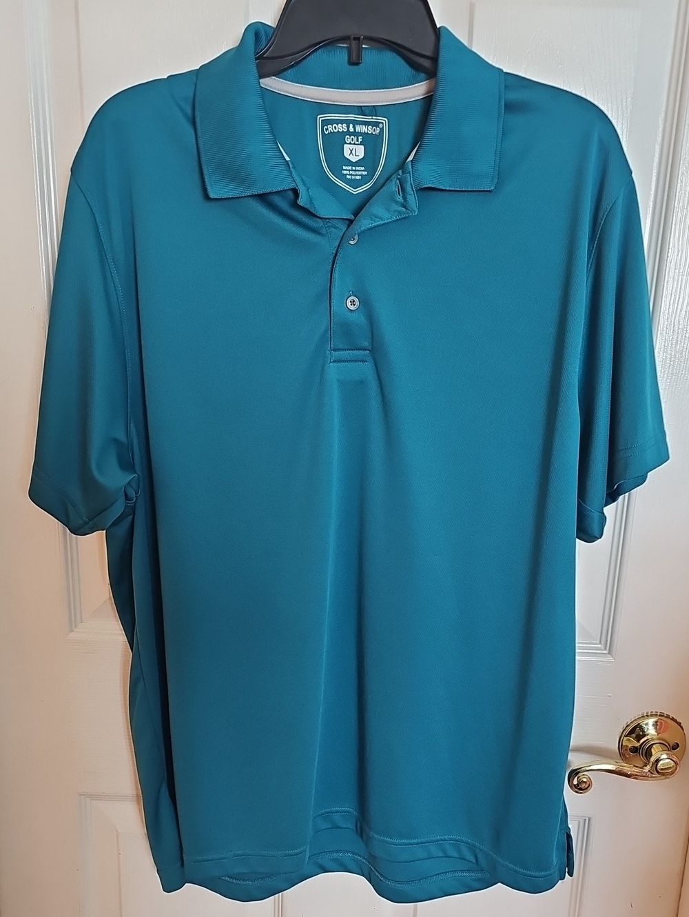 Men's Teal Performance Polo